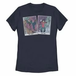 Licensed Character Juniors' Disney's A Goofy Movie Max & Goofy Cards Graphic Tee Athletic Heather -Licensed Character Shop unnamed file 26853