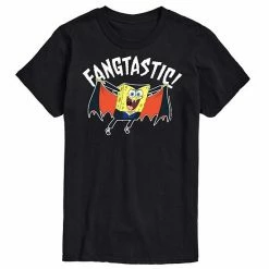 Licensed Character Men's SpongeBob SquarePants Fangtastic Tee Black -Licensed Character Shop unnamed file 26855