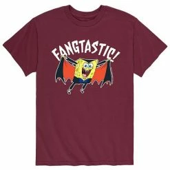 Licensed Character Men's SpongeBob SquarePants Fangtastic Tee Black -Licensed Character Shop unnamed file 26856