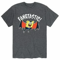 Licensed Character Men's SpongeBob SquarePants Fangtastic Tee Black -Licensed Character Shop unnamed file 26857