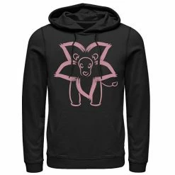 Licensed Character Men's Cartoon Network Steven Universe Flower Lion Outline Hoodie Charcoal Heather -Licensed Character Shop unnamed file 26865