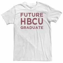 Licensed Character Big & Tall "Future HBCU Graduate" Tee White Red -Licensed Character Shop unnamed file 26886