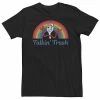 Licensed Character Big & Tall Disney / Pixar Toy Story 4 Forky Talkin' Trash Rainbow Poster Tee Black