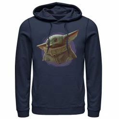 Licensed Character Men's Star Wars The Mandalorian The Child Purple Smoke Hoodie Athletic Heather -Licensed Character Shop unnamed file 26897