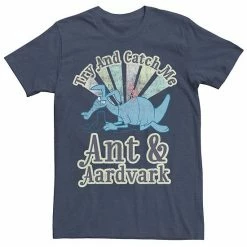 Licensed Character Men's Pink Panther Ant And Aardvark Try And Catch Me Graphic Tee Navy -Licensed Character Shop unnamed file 26961