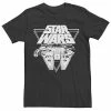 Licensed Character Men's Star Wars Millennium Falcon Strike Graphic T-shirt Charcoal Heather -Licensed Character Shop unnamed file 26963