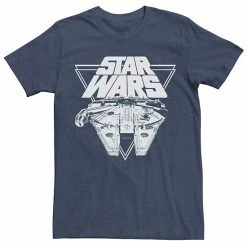 Licensed Character Men's Star Wars Millennium Falcon Strike Graphic T-shirt Charcoal Heather -Licensed Character Shop unnamed file 26965