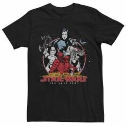 Licensed Character Men's Star Wars The Last Jedi Kylo Ren Graphic T-shirt Charcoal Heather