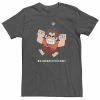 Licensed Character Men's Disney Wreck It Ralph 2 Current Mood Tee Charcoal -Licensed Character Shop unnamed file 26975
