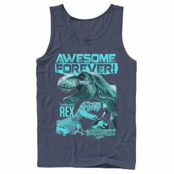 Licensed Character Men's Jurassic World Two T-Rex Awesome Forever Tank Red -Licensed Character Shop unnamed file 26984