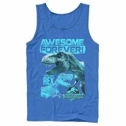 Licensed Character Men's Jurassic World Two T-Rex Awesome Forever Tank Red -Licensed Character Shop unnamed file 26985