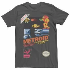 Licensed Character Men's Nintendo NES Metroid Retro Vintage Cover Tee Kelly -Licensed Character Shop unnamed file 26990