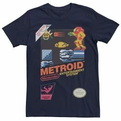 Licensed Character Men's Nintendo NES Metroid Retro Vintage Cover Tee Kelly -Licensed Character Shop unnamed file 26991