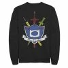 Licensed Character Men's Cartoon Network Adventure Time Finn The Hero Sweatshirt Athletic Heather -Licensed Character Shop unnamed file 26992