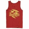 Licensed Character Men's Jurassic World Neon Slash T-Rex Fossil Logo Graphic Tank Top Navy -Licensed Character Shop unnamed file 27001