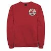 Licensed Character Men's Jurassic Park Ranger Logo Tan Badge Fleece Red -Licensed Character Shop unnamed file 27032