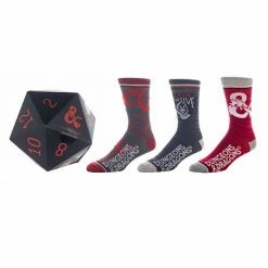 Licensed Character Men's Dungeons Dragons 3-Pack Crew Socks