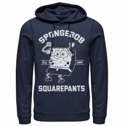 Licensed Character Men's Nickelodeon SpongeBob SquarePants Excited Established 99 Hoodie Navy -Licensed Character Shop unnamed file 27099