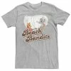 Licensed Character Men's Looney Tunes Tom & Jerry Beach Bandits Distorted Tee White -Licensed Character Shop unnamed file 27105
