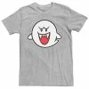 Licensed Character Men's Nintendo Super Mario Boo Short Sleeve Tee Black -Licensed Character Shop unnamed file 27113