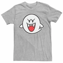 Licensed Character Men's Nintendo Super Mario Boo Short Sleeve Tee Black -Licensed Character Shop unnamed file 27114