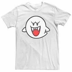 Licensed Character Men's Nintendo Super Mario Boo Short Sleeve Tee Black -Licensed Character Shop unnamed file 27116