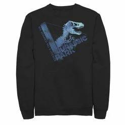 Licensed Character Men's Jurassic Park We Spared No Expense Blue Mist Fleece Pullover Navy -Licensed Character Shop unnamed file 27131