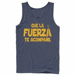 Licensed Character Men's Star Wars Que La Fuerza Te Acompane Yellow Text Tank Red 9 Licensed Character Men's Star Wars Que La Fuerza Te Acompane Yellow Text Tank Red -Licensed Character Shop unnamed file 27172
