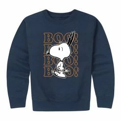 Licensed Character Boys 8-20 Peanuts Snoopy Halloween Boo Fleece Pullover