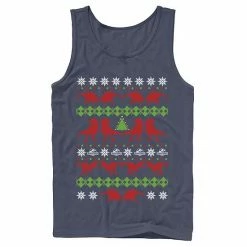 Licensed Character Men's Jurassic Park Knit Style Tank Navy -Licensed Character Shop unnamed file 27220