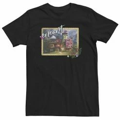 Licensed Character Big & Tall Disney Encanto House Framed Portrait Tee Black