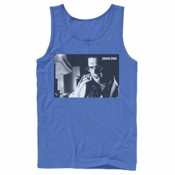 Licensed Character Men's Jurassic Park Dennis Nedry Computer Work Graphic Tank Top White -Licensed Character Shop unnamed file 27232
