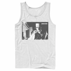 Licensed Character Men's Jurassic Park Dennis Nedry Computer Work Graphic Tank Top White -Licensed Character Shop unnamed file 27233