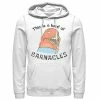 Licensed Character Men's SpongeBob This Is A Load Of Barnacles Quote Hoodie Red -Licensed Character Shop unnamed file 27234