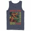 Licensed Character Men's Jurassic Park Isla Nublar 1993 Tour Poster Tank Top Athletic Heather
