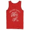 Licensed Character Men's Jurassic Park Tyrannosaurous Says Send More Tourists Tank Navy -Licensed Character Shop unnamed file 27251