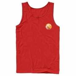 Licensed Character Men's Jurassic Park Split Colors T-Rex Logo Graphic Tank Top Navy -Licensed Character Shop unnamed file 27264