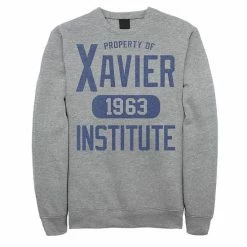Licensed Character Men's Marvel X-Men Xavier Institute 1963 Campus Property Sweatshirt Kelly -Licensed Character Shop unnamed file 27267