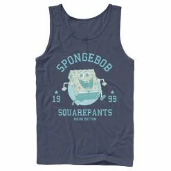 Licensed Character Men's Nickelodeon SpongeBob SquarePants Retro Bikini Bottom Tank Charcoal -Licensed Character Shop unnamed file 27283