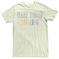 Licensed Character Men's Fifth Sun "Make Today Amazing" Doodle Tee White