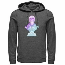 Licensed Character Men's Fortnite All Hail The Skull Hoodie Charcoal Heather -Licensed Character Shop unnamed file 27356