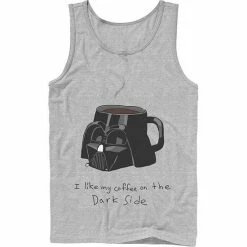 Licensed Character Men's Star Wars Darth Vader Mug I Like My Coffee On The Dark Side Tank White -Licensed Character Shop unnamed file 27363