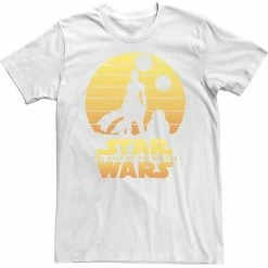 Licensed Character Men's Star Wars: The Rise Of Skywalker Rey & BB-8 Silhouette Tee Natural 9 Licensed Character Men's Star Wars: The Rise Of Skywalker Rey & BB-8 Silhouette Tee Natural -Licensed Character Shop unnamed file 27373
