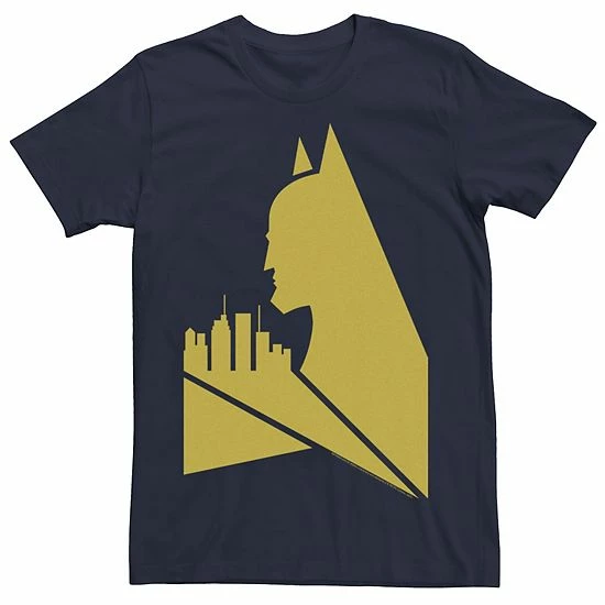 Licensed Character Men's DC Fandome Batman Spotlight Silhouette Tee Navy Heather 4 Licensed Character Men's DC Fandome Batman Spotlight Silhouette Tee Navy Heather - Image 2