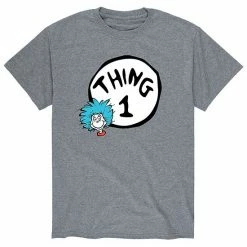 Licensed Character Men's Dr. Seuss Thing One Tee Grey -Licensed Character Shop unnamed file 2738