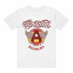 Licensed Character Men's Aerosmith Graphic Tee White -Licensed Character Shop unnamed file 27382