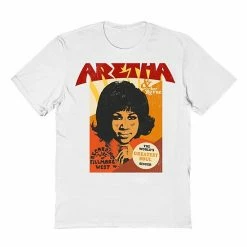 Licensed Character Men's Aretha Franklin Mens Tee Gold