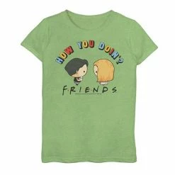Licensed Character Girls 7-16 Friends Chibi Joey How You Doin' Graphic Tee Green Apple -Licensed Character Shop unnamed file 27411