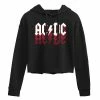 Licensed Character Juniors' AC/DC Fade Logo Cropped Graphic Hoodie -Licensed Character Shop unnamed file 2742