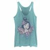 Licensed Character Disney's Mulan Juniors' Floral Portrait Vintage Graphic Tank Tahiti Blue -Licensed Character Shop unnamed file 27421